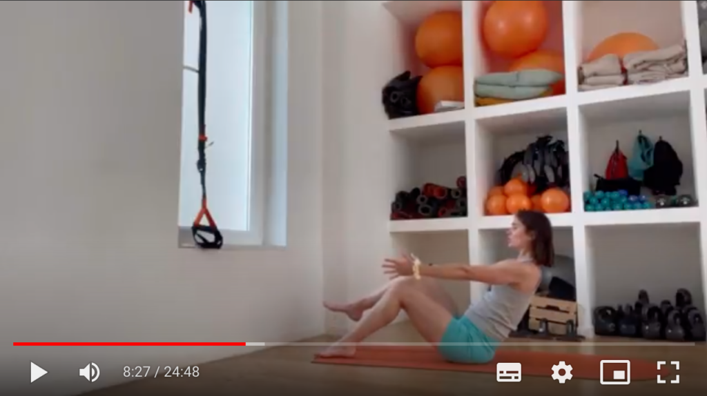 Capture d'une vidéo de Sophie en séance